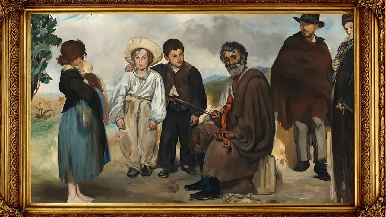 Artforum, by contrast, links the figure to a street urchin in Le Déjeuner sur l'herbe
