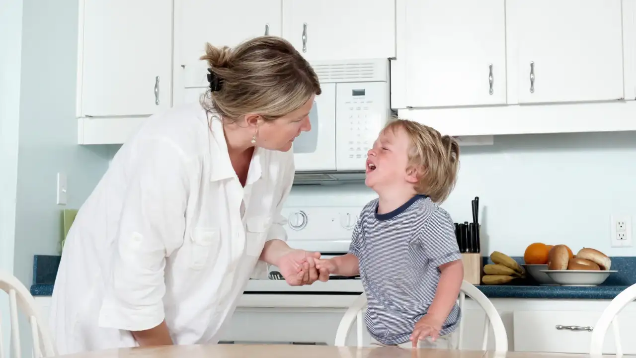 When parents are in a hurry, transitions such as getting dressed or leaving for school can