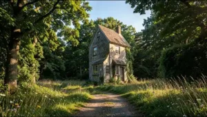 Britain built a 70-foot water tower disguised as a house in 1923; its 50,000-gallon tank was