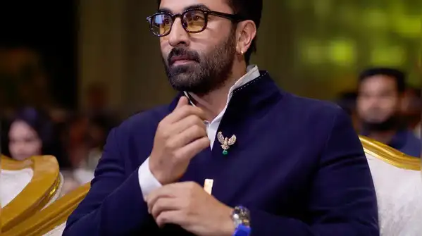 Ranbir Kapoor arrived at the Ramayana pre-release event in Hyderabad looking sharp