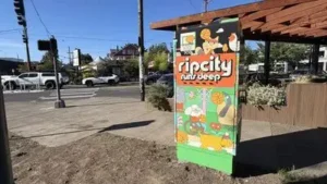 Portland is giving ordinary traffic signal boxes a colourful new purpose, covering the metal
