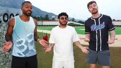 Mr Beast's Instagram Pandya made the shrug celebration famous after India won the 2024 T20