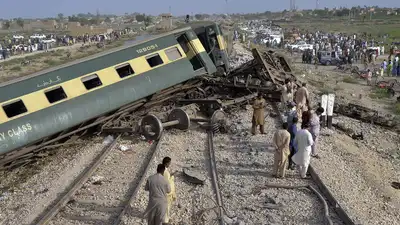 At least five people were killed and several others injured after a passenger train derailed