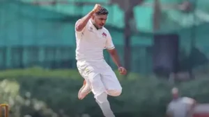 Deshpande took 5/17 in seven overs, including a hat-trick, as Chandigarh were bowled out for 78