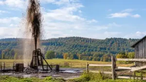 AI Representation: A -style oil gusher erupts on a West Virginia: The wider industry impact