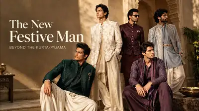 “I think the modern Indian man wants to look festive without feeling like he’s dressed