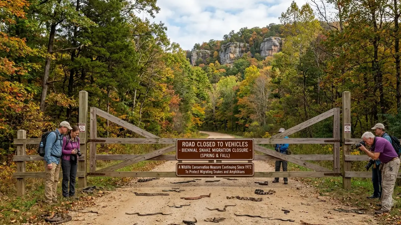 Illinois closes a forest road twice a year to protect migrating: The wider industry impact