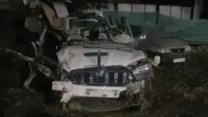 At least four people were killed and three others injured in an accident on the Karad flyover