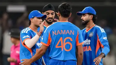 India, in reply, were bowled out for 223 in 19.3 overs, with Arshdeep Singh retiring hurt