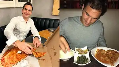 Federer was a vegetarian until he was 16, before a meal with his Swiss Davis Cup teammates