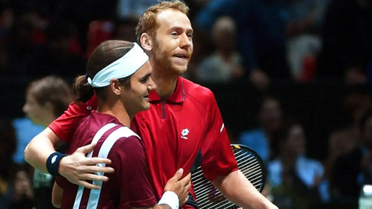 Federer was a vegetarian until he was 16, before a meal with his Swiss Davis Cup teammates