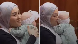 Because a baby was inside the parliamentary chamber, when Australian senator Fatima Payman