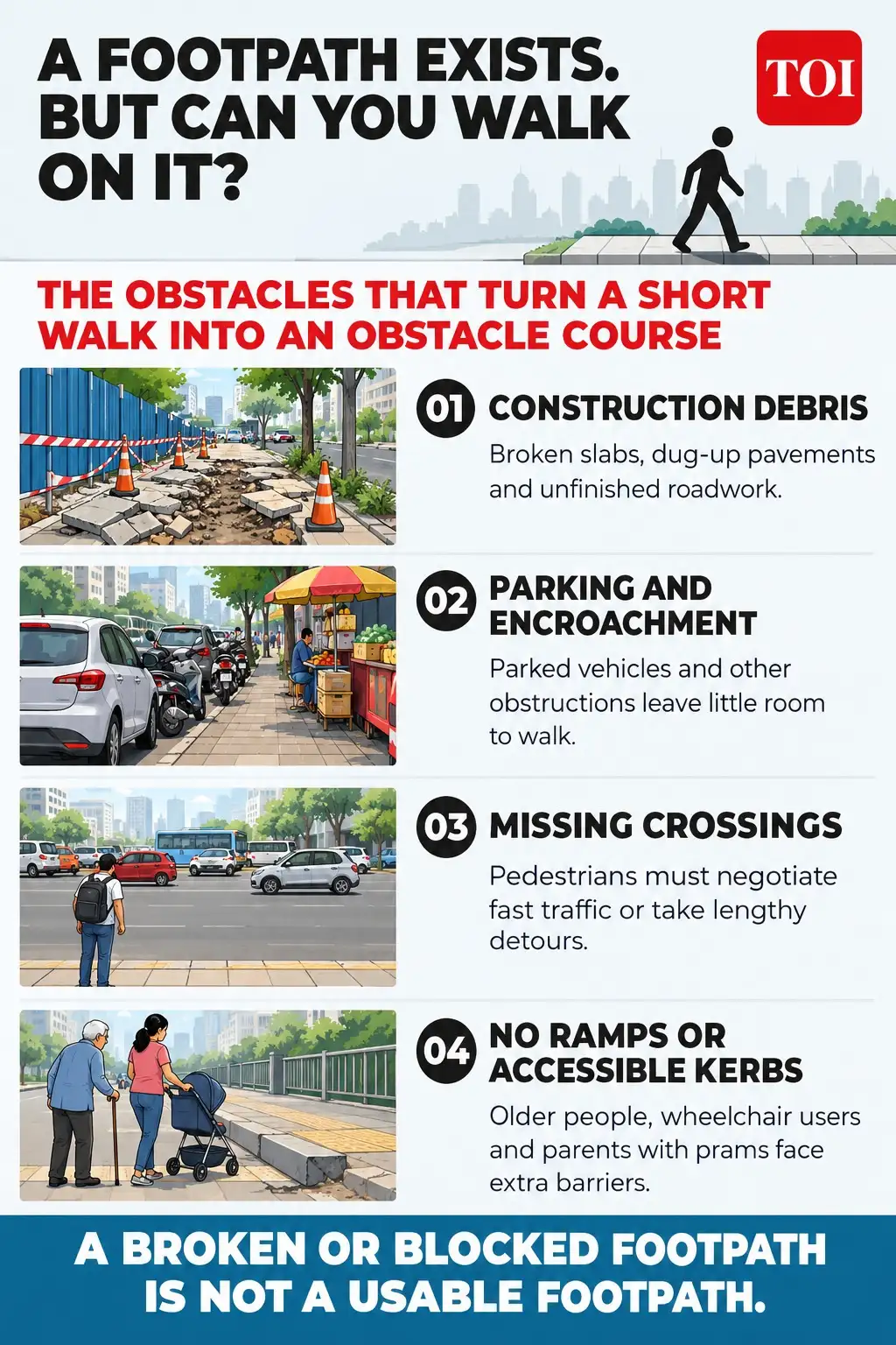 Figures from Delhi and Mumbai consistently show that pedestrians are: The wider industry impact