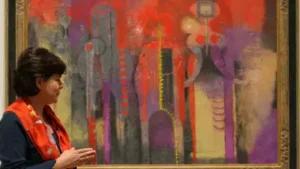In 2003, a New York woman pulled a painting from trash on Manhattan's Upper West Side; four years