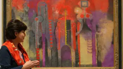In 2003, a New York woman pulled a painting from trash on Manhattan's Upper West Side; four years