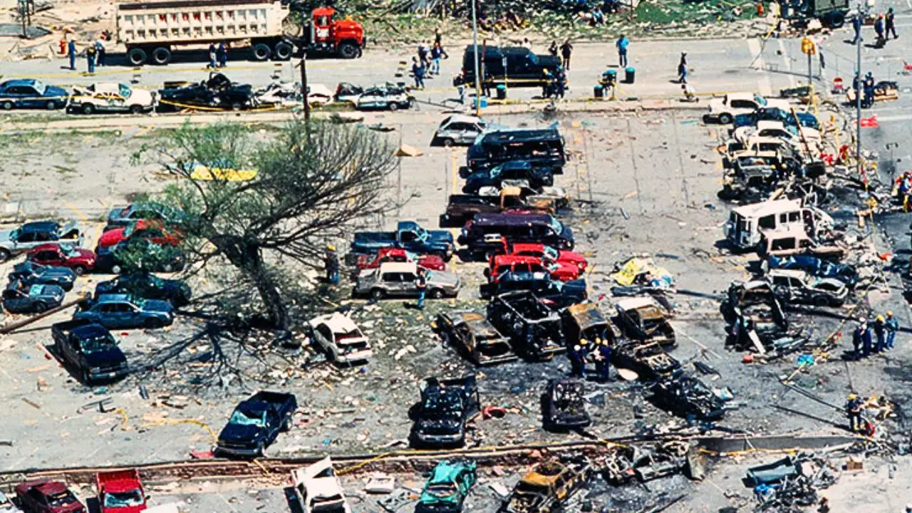 A 1920-era American elm survived a 4,000-pound bomb in Oklahoma City; it was nearly cut down