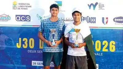 Indian tennis player Amrit Vats and Pakistan’s Muhammad Yahya have teamed up to victory