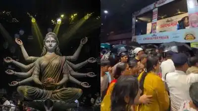 Video captures misleading announcement that triggered Kolkata stampede — 'Pandal will collapse