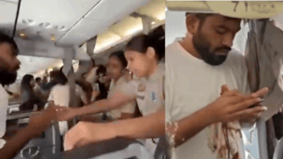 Watch: 'Arrest us', 'Inquilab Zindabad'; how Abhijeet Dipke's detention unfolded aboard Delhi-bound