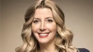 Blakely's journey began while she was still selling fax machines door to door