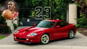 Jordan sold the red Ferrari through an Illinois dealership in December 2002, after driving it