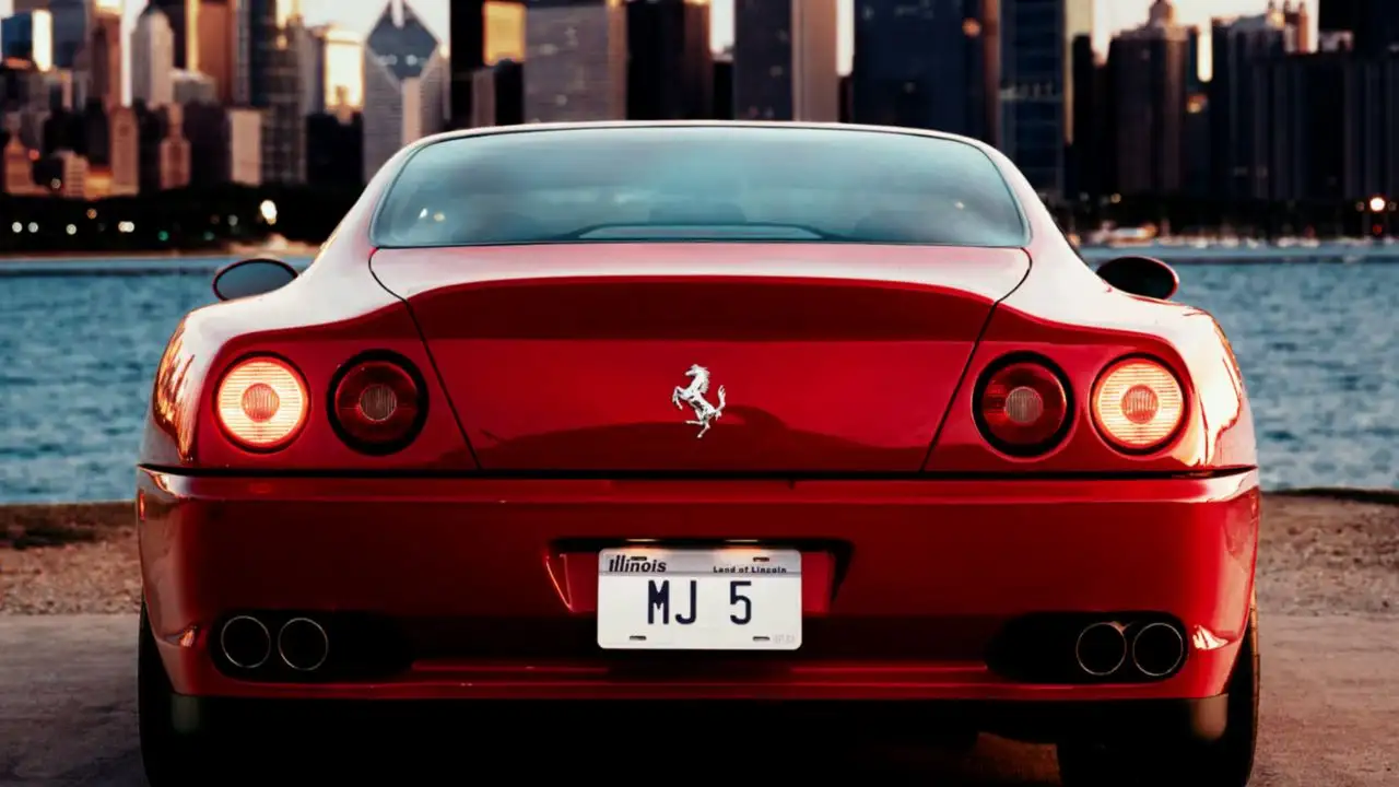 Jordan sold the red Ferrari through an Illinois dealership in December 2002, after driving it