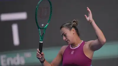 2 Aryna Sabalenka suffered a shock third-round exit at the China Open on Sunday, losing 6-4