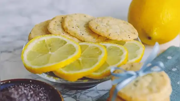 These soft, chewy lemon oatmeal cookies use four simple ingredients, with no flour, eggs