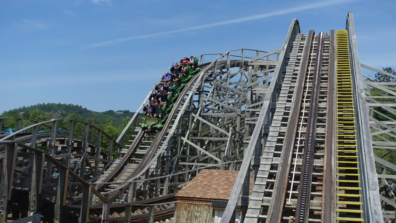 Cinderella's Castle, the centrepiece of Story Land theme park in Glen, New Hampshire