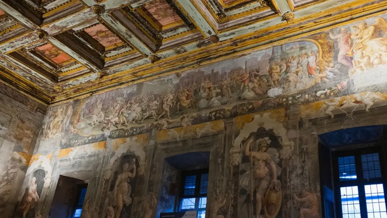 And after roughly 300 years behind layers of paint and plaster, the figures that the nuns once