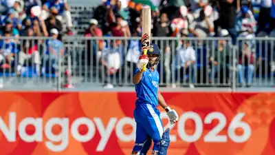 Kishan's unbeaten 80 became the highest individual score by an Indian batter batting at No.5