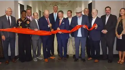 Oklahoma has unveiled the restored Art Deco interiors of the Jim Thorpe Memorial Office