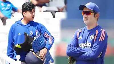 Vaibhav Sooryavanshi and Gautam Gambhir (Image credit: Agencies)