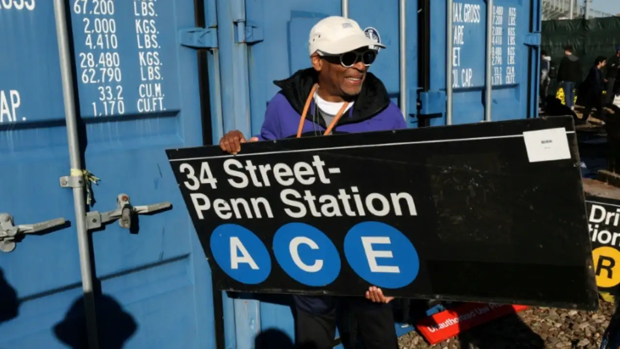 The two-day sale offered old subway signs, seats and MetroCards once used across New York City