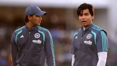 Abhishek Sharma and Vaibhav Sooryavanshi (BCCI Photo)
