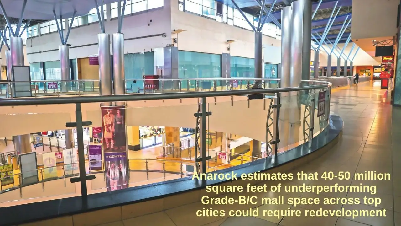 Kolkata too has ghost malls, while Quest Mall serves as its luxury retail anchor