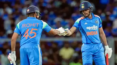 India's Rohit Sharma and skipper Shubman Gill (ANI Photo)