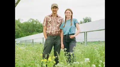 Arlo and Josie, as younger farmers with a young family, say their experience shows that solar