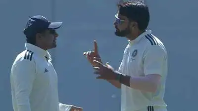 Pacer Mukesh Kumar asked Rest of India stand-in captain Sarfaraz Khan to give him one more over