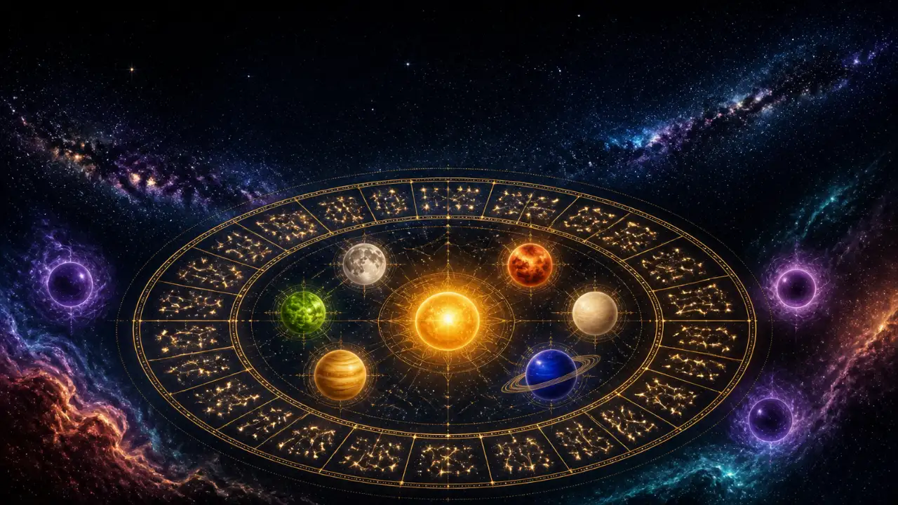 Rahu and Ketu sit 180 degrees apart on the birth chart