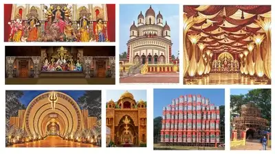 From recreations of iconic temples and royal palaces to tributes to Satyajit Ray