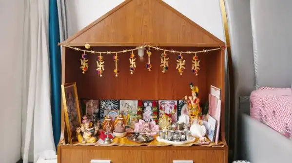 Here are nine clever pooja corner ideas that fit easily into ordinary Indian homes, just