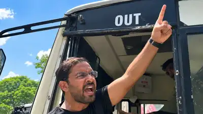 “Haath hamara nahi uthega,” Ranka said in a post on social media, adding that any violence