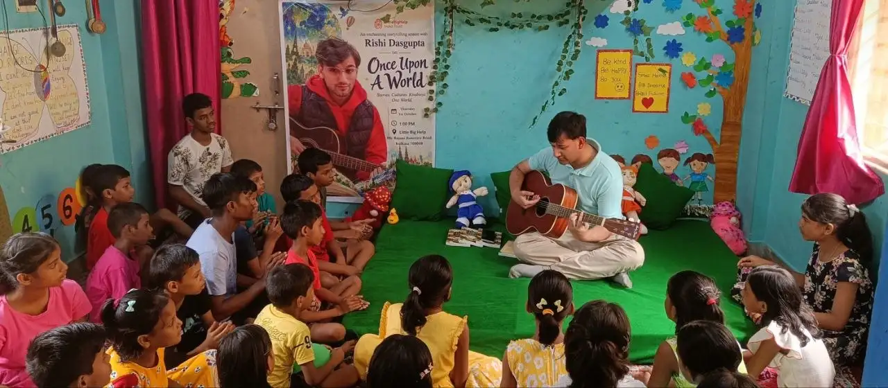 Stories, music and imagination came together at LittleBigHelp India Trust on October 1, as