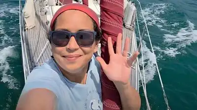 They sold almost everything they owned, left their jobs and bought a sailboat so they could