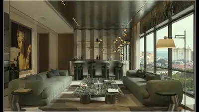 ” A muted green may not be the first colour that comes to mind when you think of a richly