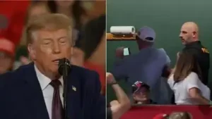 Responding to the heckler, Trump claimed that the man had been paid $250 to disrupt the event
