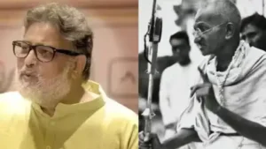 Tushar Gandhi, the great-grandson of Mahatma Gandhi and head of the organisation ‘Hum Bharat Ke