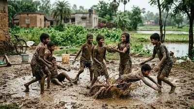Some children avoid playing with mud, running across uneven ground or exploring unfamiliar