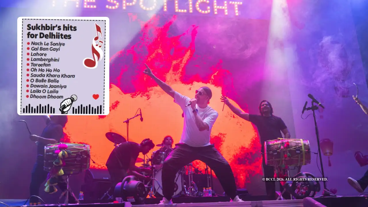 From Gal Ban Gayee to the fan-favourite Oh Ho Ho Ho, the Prince of Bhangra, Sukhbir, got Delhi